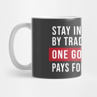Trend Following Trading Strategy Quote: Inspirational Investment Tips Mug